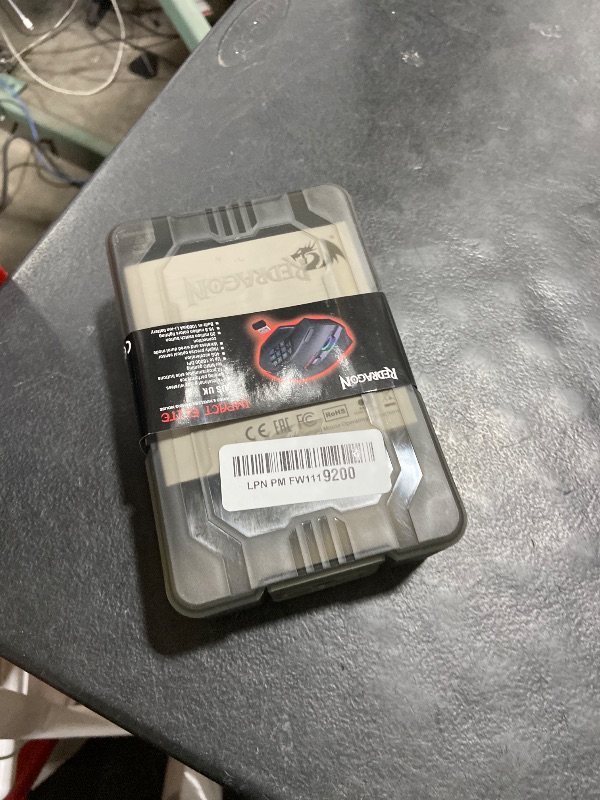 Photo 1 of Redragon M913 Impact Elite Wireless Gaming Mouse, 16000 DPI Wired/Wireless RGB Mouse with 16 Programmable Buttons, 45 Hr Battery and Pro Optical Sensor, 12 Side Buttons MMO Mouse