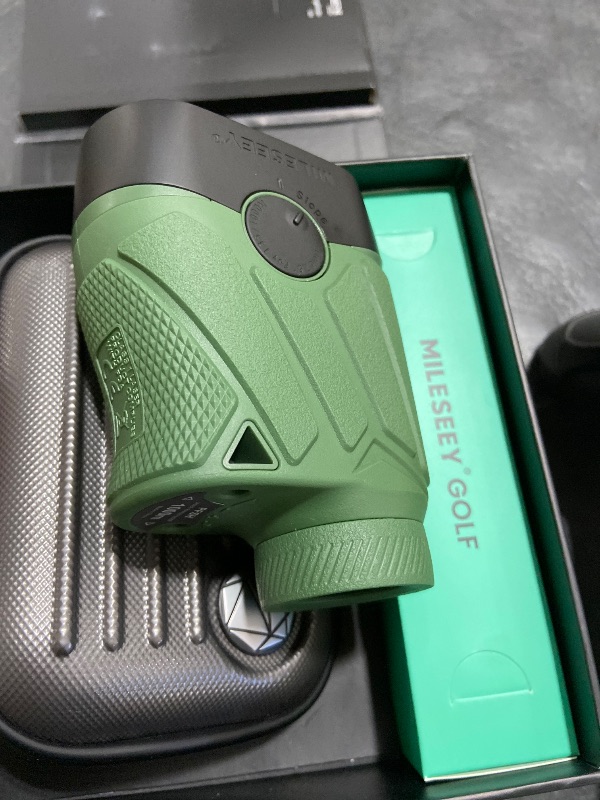Photo 1 of MiLESEEY PFSH 1100 Yards Hunting/Golf Rangefinder with Slope Switch, 7.5° Large View Angle Hunt Range Finder Supports Rain and Fog Mode, Height Measuring >90% High Transmittance, ±0.5Y Accuracy