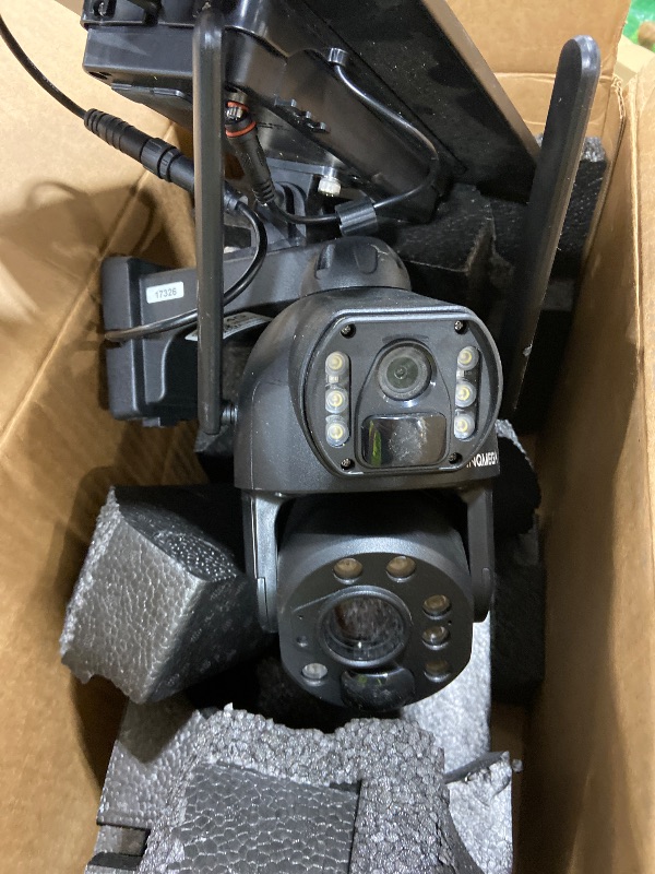 Photo 1 of Metal casing 4G LTE Solar Security Camera | 36X Optical Zoom, 20,000mAh Battery, 10W Solar Panel, 6MP Dual-Lens, PIR Motion Detection, Spotlight & Siren