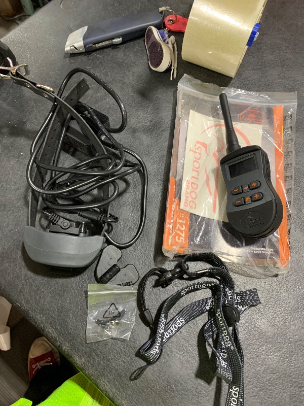 Photo 1 of SportDOG Brand SportTrainer 1275 Remote Trainer - Bright, Easy to Read OLED Screen - 3/4 Mile Range - Waterproof, Rechargeable Dog Training Collar with Tone, Vibration, and Static, Black