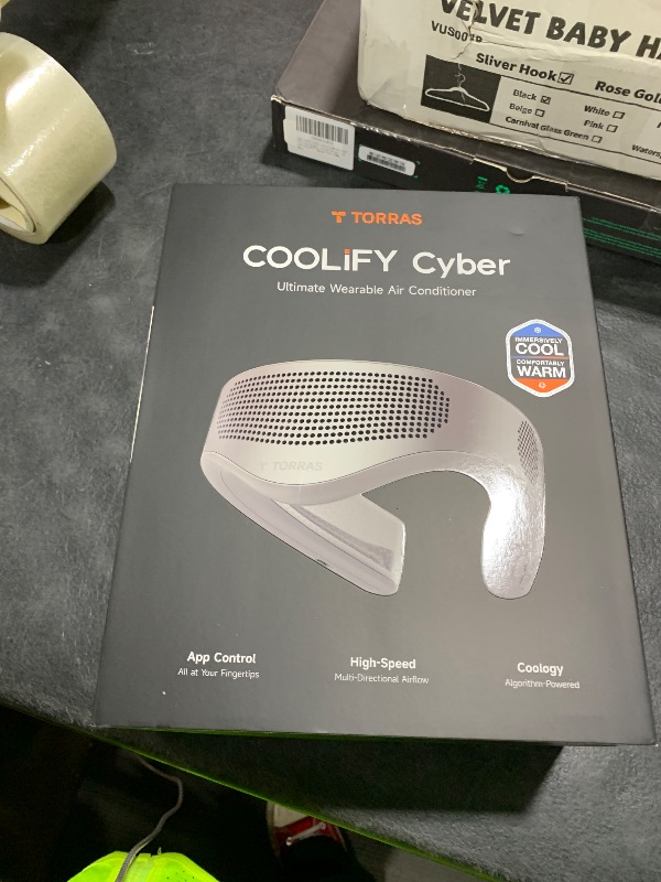 Photo 1 of TORRAS COOLiFY Cyber AI Neck Air Conditioner, Ultimate Immersive Cooling Portable Neck Fan?No.1 Coolest & Max Cooling Area? Neck Cooler Neck Fans that Blow Cold Air Rechargeable for Gifts