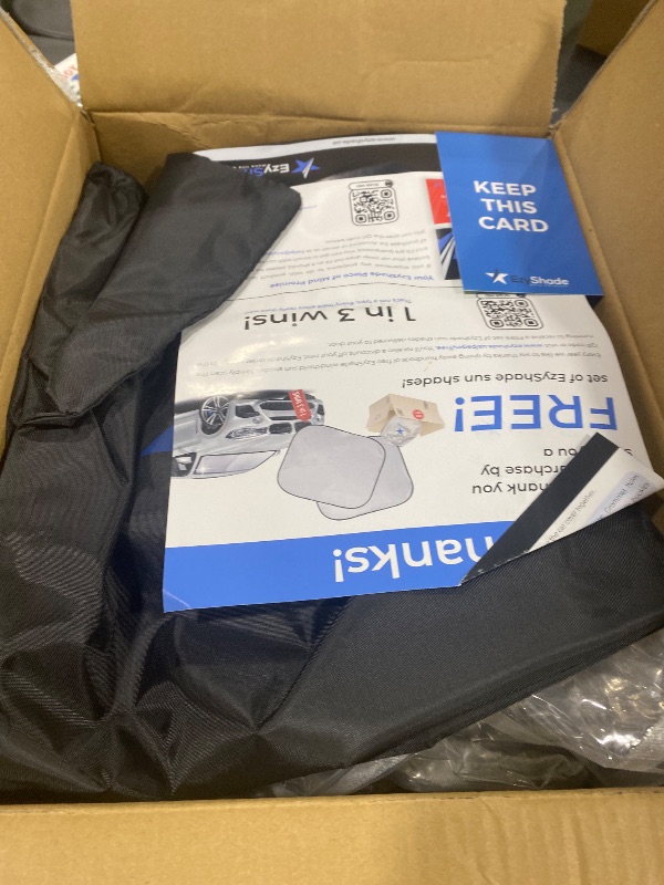 Photo 1 of EzyShade 10-Layer Car Cover Waterproof All Weather - See Vehicle Size-Chart - Car Covers for Automobiles & Car Snow Cover - Full Exterior Covers - Winter Rain Sun SUV Sedan. Size A4 (See SizeChart)