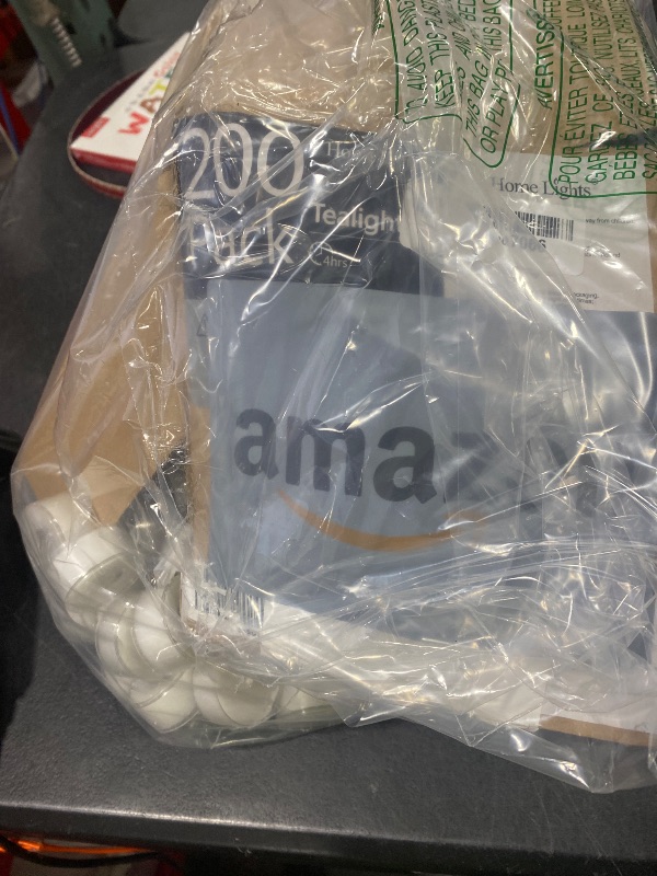 Photo 1 of Homelights Tea Lights Candles, Giant 100,200,300 Bulk Packs, 4-4.5 Hrs White Unscented European Smokeless Clear Cup Tea Lights for Shabbat, Weddings, Christmas, Home Decorative- 200 Pack