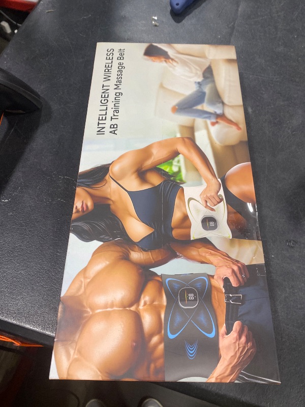 Photo 1 of Ab Stimulator Muscle Toner, Abs Stimulator Abdominal Massage Belt with Heating for Lose Belly Fat & Cellulite Melting & Stomach Smooth & Firming, Lower Back Massager for Pain Relief Women Men Gifts