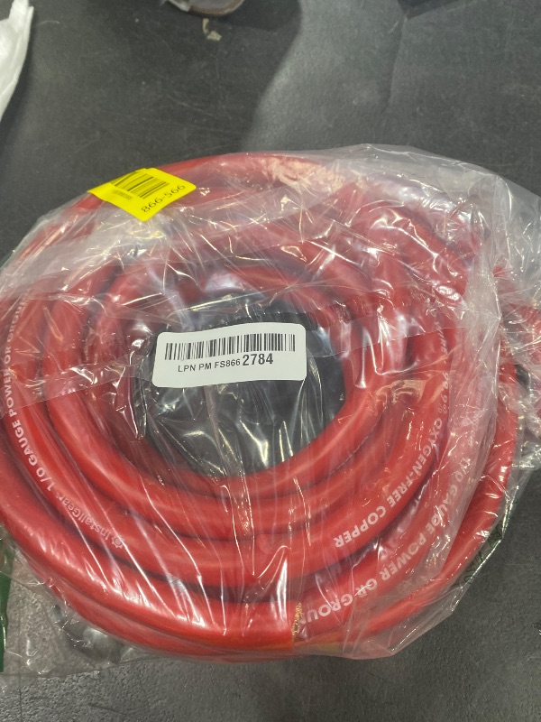 Photo 1 of InstallGear 1/0 Gauge AWG OFC Pure Copper Power Ground Wire Cable (25ft Red) True Spec Welding Wire, 1/0 Gauge Battery Cable Wires, Automotive Wires, Car Audio Speaker Stereo, RV Trailer, Amp Wiring