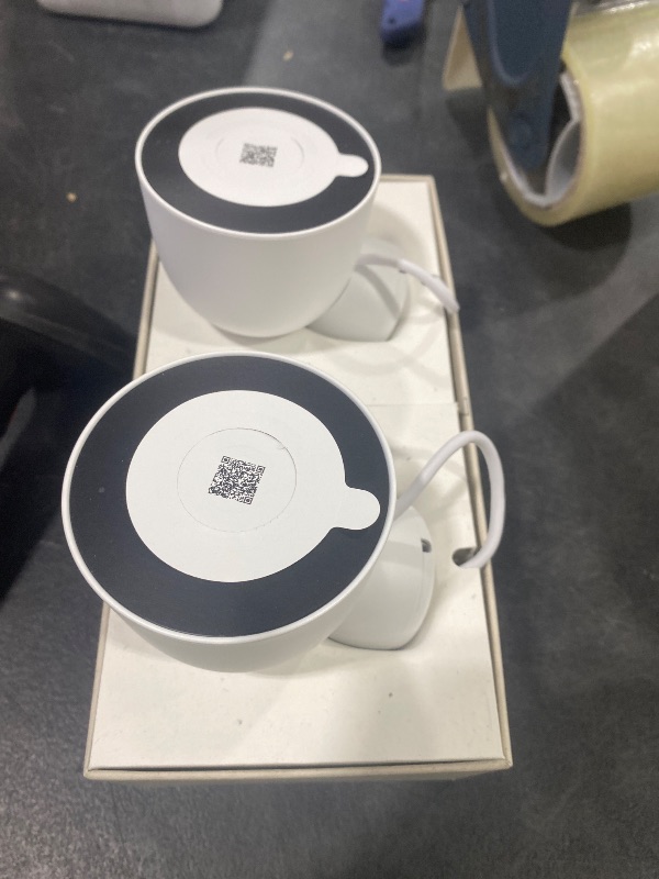 Photo 1 of Google Nest Cam Outdoor (Wired, 2nd Gen) - 2 Pack - Security Camera with 2K Video and Gemini, Night Vision, 2-Way Audio - Works with Google Home - 2025 Model - Snow