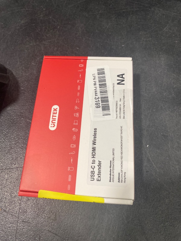 Photo 1 of Unitek Wireless HDMI Display Dongle Adapter - Portable 1080P 60Hz USB C Transmitter for TV Upgraded 2G/5G Mirroring Adapter Stream Video to Monitor Projector for Phone iOS Android Windows PC