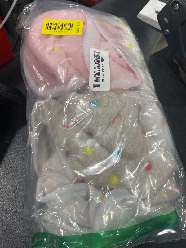 Photo 1 of 1 Pack 3 Blankets Super Soft Cute Dot Pattern Pet Blanket Flannel Throw for Dog Puppy Cat Beige/Brown/Pink Medium