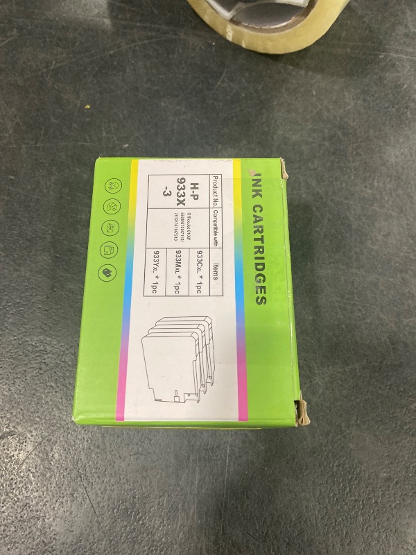 Photo 1 of USEHOTI 933XL Compatible for HP 933 Ink Cartridges Combo Pack Work with HP OfficeJet 6100 6600 6700 7110 7612 7610 7510 Printer (Cyan, Magenta, Yellow, 3 Pack)