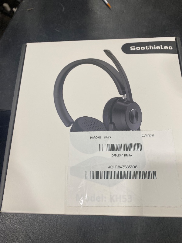 Photo 1 of (Upgraded Version) Wireless Headset, Bluetooth Headset with Noise Cancelling Microphone, Best Headphones with Mic Mute & USB Dongle for PC/Computer/Laptop/Cell Phones/Remote Work/Call Center