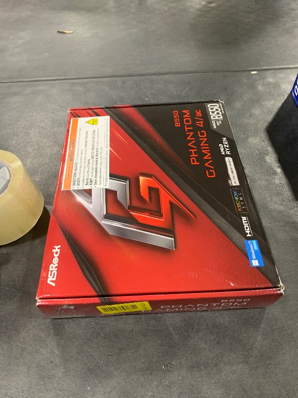 Photo 1 of ASRock B550 Phantom Gaming 4 AC Supports 3rd Gen AMD AM4 Ryzen™ / Future AMD Ryzen™ Processors Motherboard