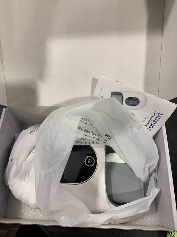 Photo 1 of Musugy Hand Massager with Heat and Compression : Full-Hand and Wrist Coverage with Touchscreen & Palm Roller – Designed for Daily Comfort at Home, Office, or Travel