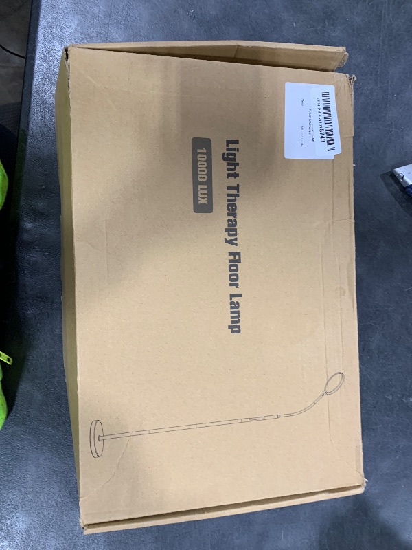 Photo 1 of 10000 Lux Light Therapy Lamp, Sunlight Therapy Lamps with 3 Color Temperatures &Dimmable &Timer, Full Spectrum &UV-Free Happy Lamp Light Therapy with Remote, Daylight Lamps for Home(White, Floor Lamp)