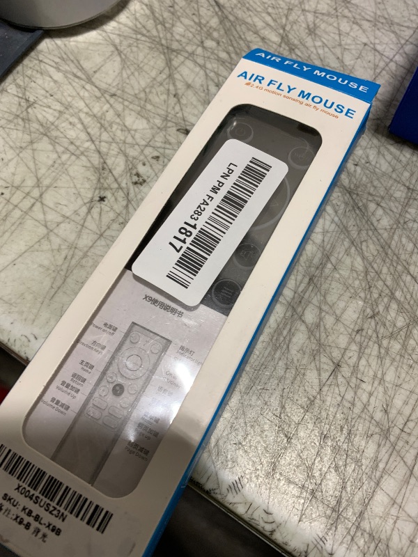 Photo 1 of iPazzPort Air Mouse & PC Remote Keyboard: Bluetooth & 2.4G Backlit, Rechargeable Aluminum Alloy Design, Compatible with Laptop, Android TV Box, HTPC