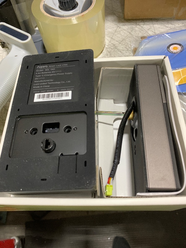 Photo 1 of Aqara Smart Lock U100, Fingerprint Keyless Entry Door Lock with Apple Home Key, Touchscreen Keypad, Bluetooth Electronic Deadbolt, IP65 Weatherproof, Supports Apple HomeKit, Alexa, Google, IFTTT, Gray