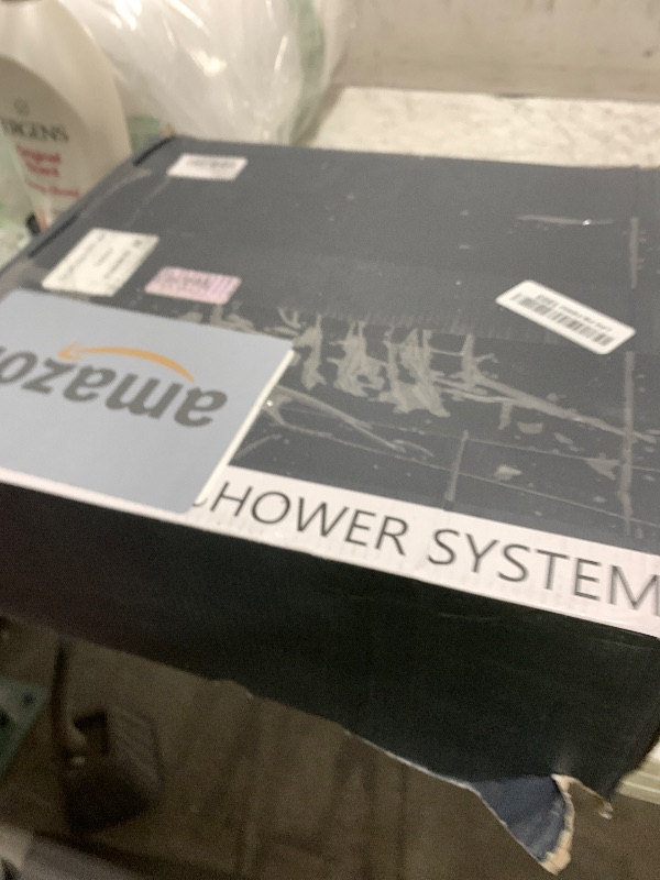 Photo 1 of Shower System with Tub Spout, All Metal Black Bathtub Shower Faucet Set with High Pressure 10 Inch Rain Shower Head and Handheld Shower Head Set, Matte Black (Valve Include?