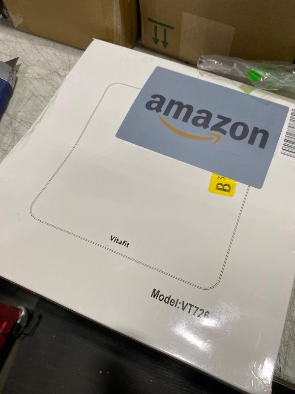 Photo 1 of Vitafit Scale for Body Weight, High Accuracy 0.1lb by Our Professional Factory Since 2001, Digital Weight Scale LED and Step On, 3*AAA Batteries Included, 400lb/182kg, Spray Silver Black
