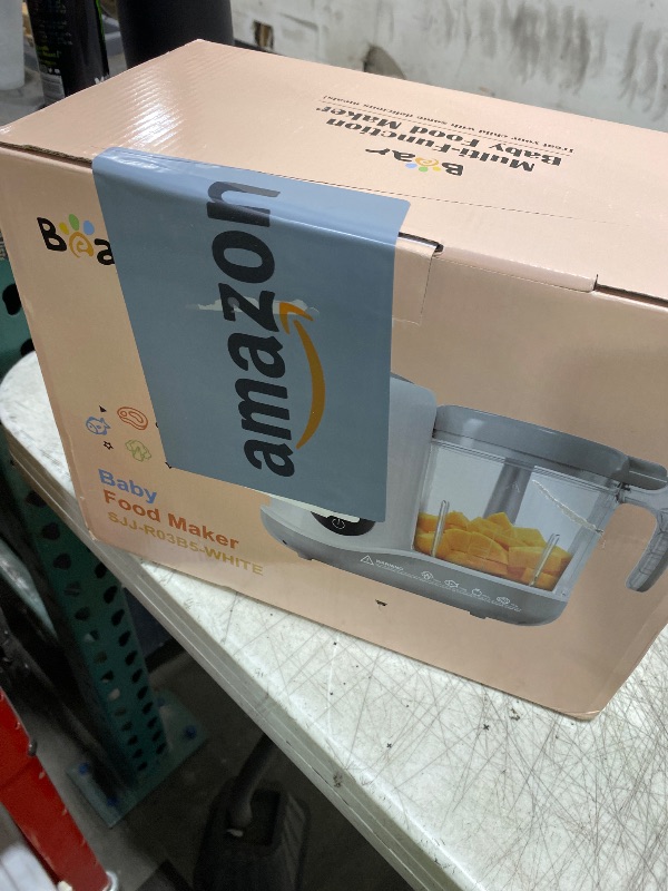 Photo 1 of BEAR 2024 Baby Food Maker | One Step Baby Food Processor Steamer Puree Blender | Auto Cooking & Grinding | Baby Food Puree Maker with Self Cleans | Touch Screen Control, White