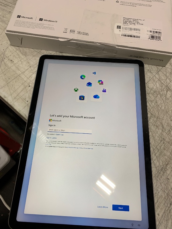 Photo 1 of Microsoft Surface Pro 2-in-1 Laptop/Tablet (2025), Windows 11 Copilot+ PC, 12" Touchscreen Display, Snapdragon X Plus (8 Core), 16GB RAM, 256GB Storage, Platinum