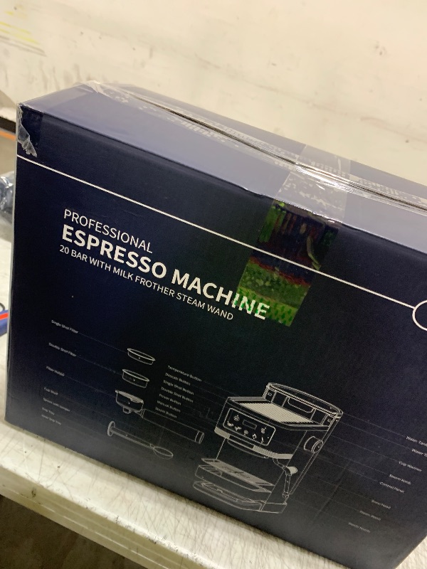 Photo 1 of SHARDOR Espresso Machine 20 Bar, Professional Espresso Machine with Milk Frother and Touchscreen, Expresso Coffee Machines with Adjustable Temperature,for Cappuccino, Latte