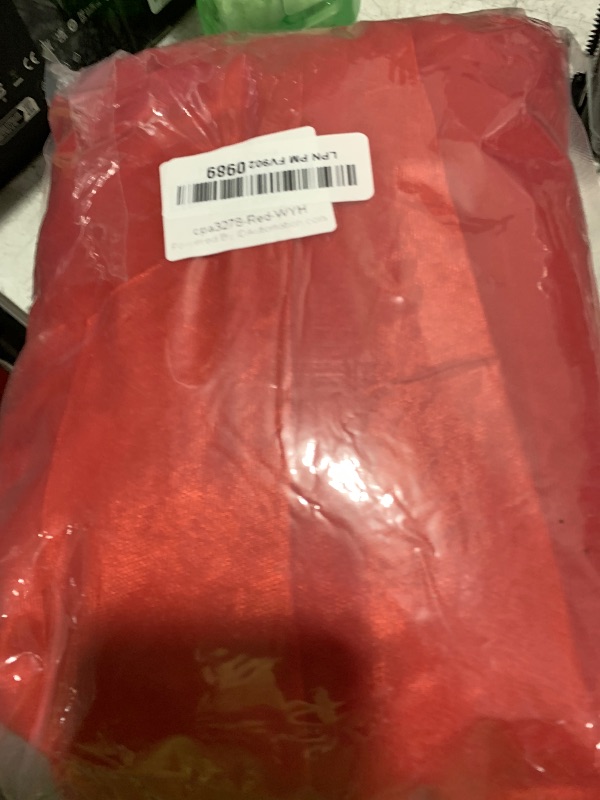 Photo 1 of High Low Tulle Skirt Lace up Wedding Party Prom Cocktail Mesh Long Tulle Skirt for Women Red One Size