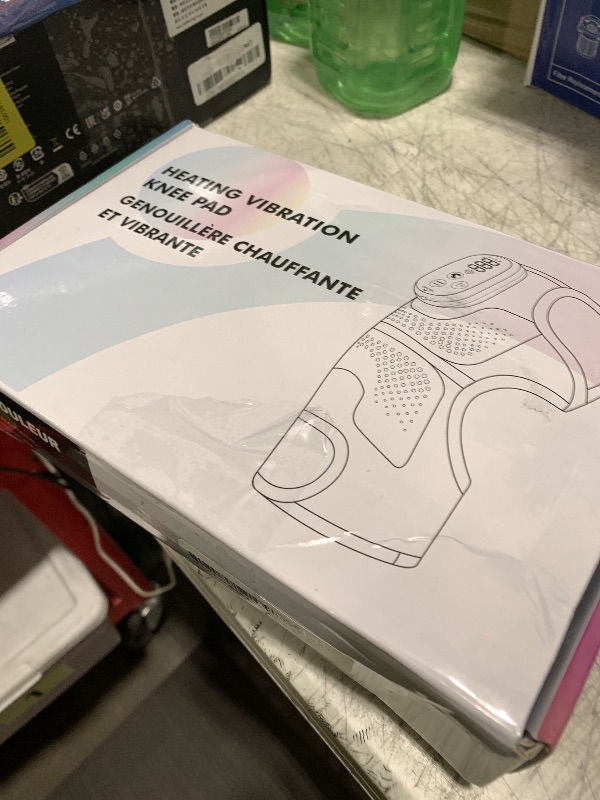 Photo 1 of Upgraded Knee Heating Pad, Knee Massager with 5 Heat and 3 Vibration for Women and Men Joint Pain Relief, Electric Knee Warmer with 4 Motors, Ideal Gift Choice