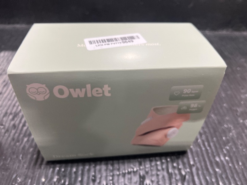 Photo 1 of Owlet Dream Sock - FDA-Cleared Smart Baby Monitor - Track Live Pulse (Heart) Rate, Oxygen in Infants - Receive Notifications - Dusty Rose