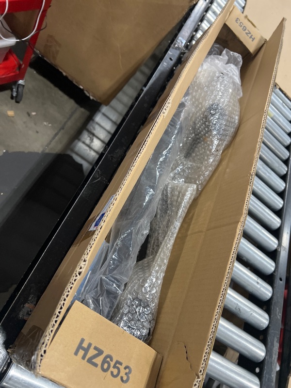 Photo 1 of Handrail for Outdoor Step-1-2 Step Stair Railing-Heavy-Duty Metal Railings for Seniors-Powder Coated Single Post Handrail-38 H Wrought Iron Railing for Concrete/Wood Porch/Deck/Indoor Outdoor Stair