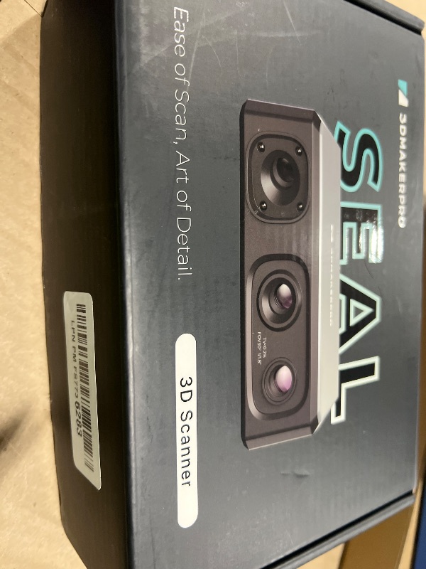 Photo 1 of 3DMakerpro Handheld 3D Scanner for 3D Printing, 0.02mm High Detailed Precision, 10FPS Scanning Lightning-Fast Speed with Anti-Shake Lenses, Portable 3D Scanner for Win10/MacOS -Seal Lite Standard