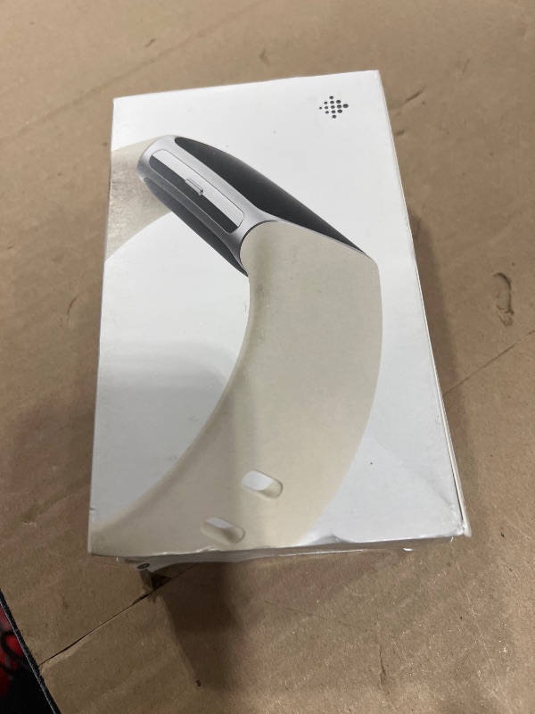 Photo 1 of Fitbit Charge 6 Fitness Tracker with Google apps, Heart Rate on Exercise Equipment, 6-Months Premium Membership Included, GPS, Health Tools and More, Porcelain/Silver, One Size (S & L Bands Included)