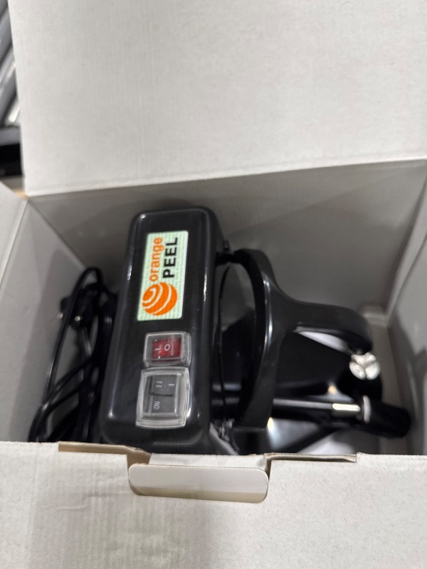 Photo 1 of Pelamatic - Automatic Fruit & Vegetable Peeler | Electric Apple Peeler | Fast & Efficient | Rust-Resistant Stainless Steel | Easy Cleanup, Black, One Size, Plastic