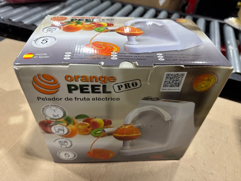 Photo 1 of Pelamatic - Automatic Fruit & Vegetable Peeler | Electric Apple Peeler | Fast & Efficient | Rust-Resistant Stainless Steel | Easy Cleanup, Black, One Size, Plastic