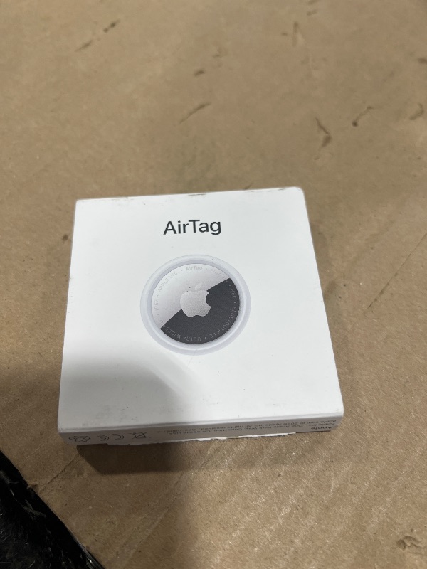 Photo 1 of Apple AirTag (2nd Generation): Tracker for Keychain, Wallet, and More; Locator with Sound; Simple One-Tap Setup with iPhone or iPad; Key Finder with up to 1.5X Precision Finding Range*