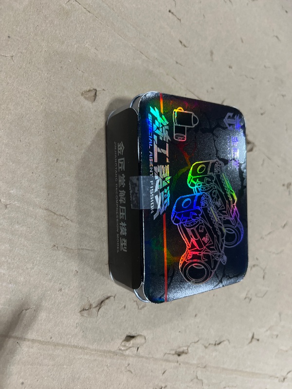 Photo 1 of Stress Relief Fidget Toys, Alloy Metal Fidget Slider Toy, Dual Form Transformable, 4.33 in Decompression Toy Adults Handheld Help Relieve Stress, EDC Anxiety Relief Gadget Gift