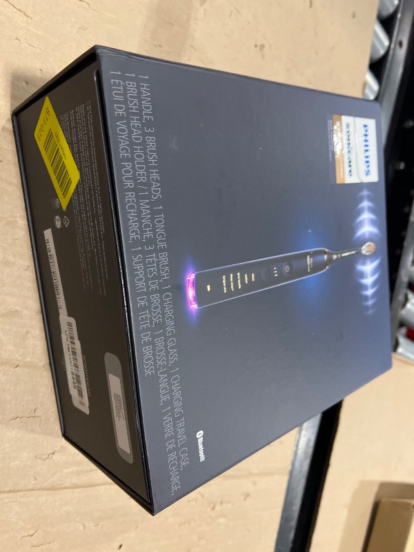 Photo 1 of Philips Sonicare DiamondClean Smart 9750 Electric Toothbrush, Sonic Toothbrush with App, Pressure Sensor, Brush Head Detection, 5 Brushing Modes and 3 Intensity Levels, Lunar Blue, Model HX9954/74