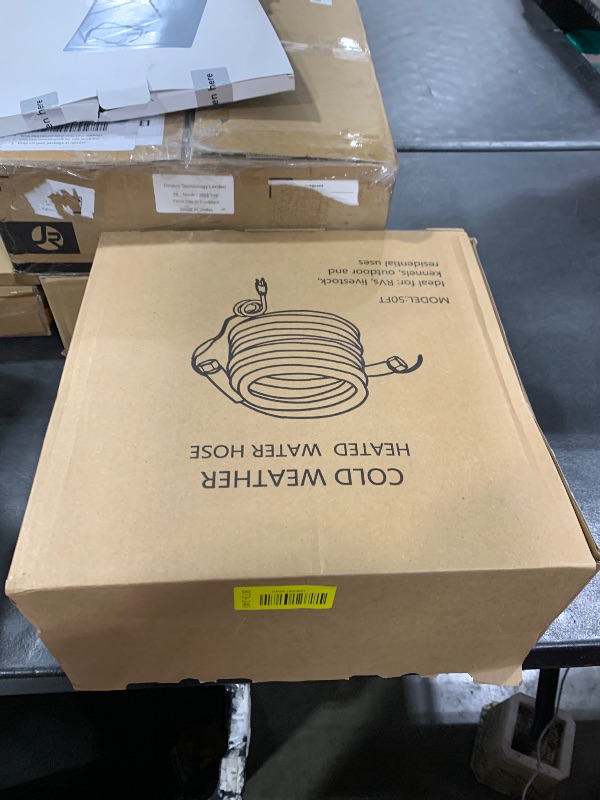 Photo 1 of 50FT Heated Water Hose for RV,Heavy Duty Heated Hose for Camper/Garden/Farm, 1/2" Inner Diameter,Temperatures Down to -40°F, Prevent Freezing