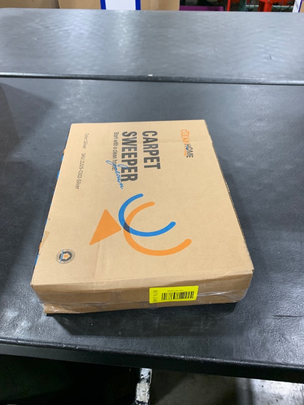 Photo 1 of CLEANHOME Carpet Sweeper Manual Cordless - Non-Electric Push Sweeper for Pet Hair & Debris on Carpets & Rugs, Includes Cleaning Tool & Extra Replacement Roller