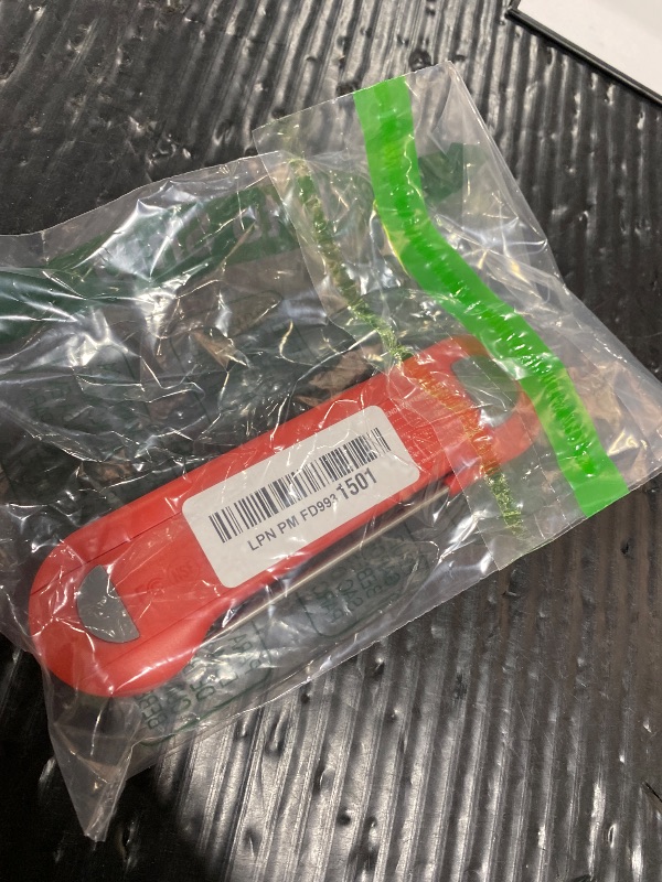 Photo 1 of 0.5 Sec Instant Read Meat Thermometer Digital with ±0.5? Precision, Food Thermometer for Cooking Kitchen Gadgets, Oven Grill Candy BBQ Essentials Accessories, Gifts for Him Dad Men Birthday, Red