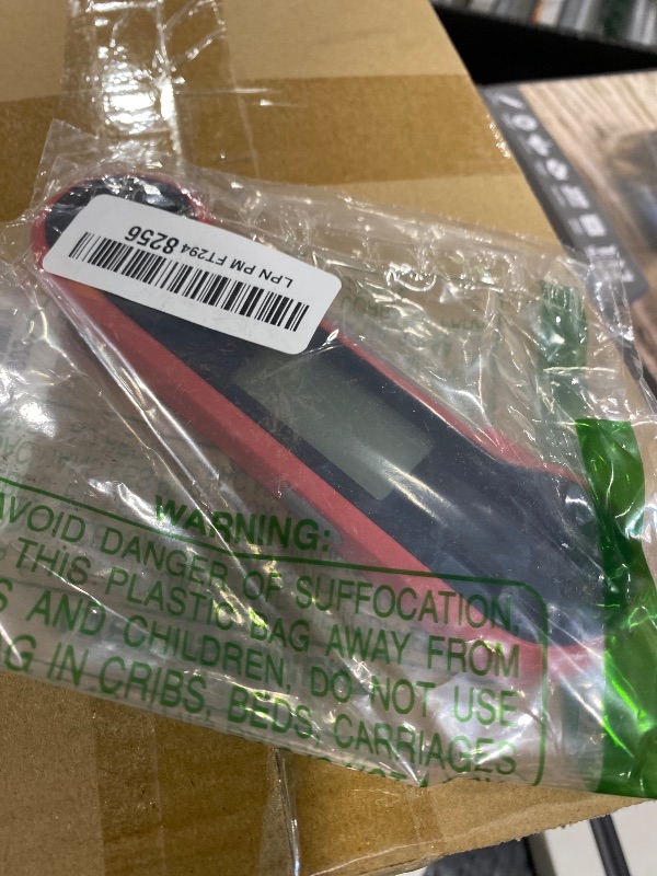 Photo 1 of 0.5 Sec Instant Read Meat Thermometer Digital with ±0.5? Precision, Food Thermometer for Cooking Kitchen Gadgets, Oven Grill Candy BBQ Essentials Accessories, Gifts for Him Dad Men Birthday, Red