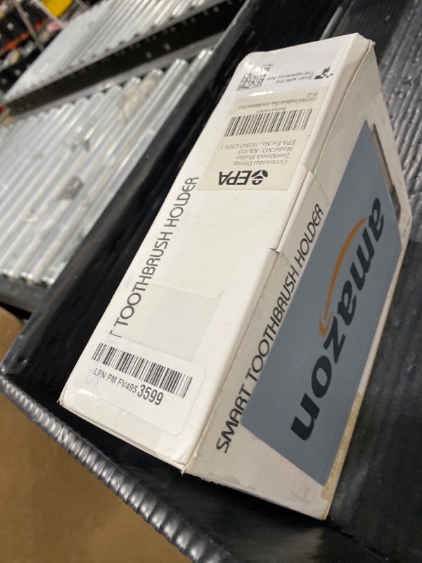 Photo 1 of Toothbrush Holders for Bathrooms with Air-Drying, Toothbrush Sanitizer Holder with Smart Countdown LED Screen, 2 Cups Electric Toothbrush Holders Wall Mounted with Toothpaste Dispenser