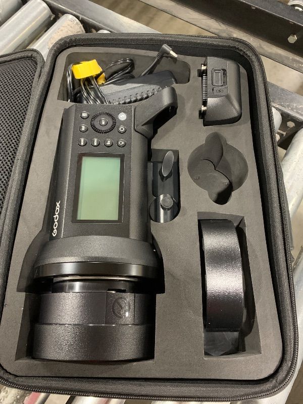 Photo 1 of Godox AD400 Pro AD400Pro Outdoor Flash Strobe, Portable 400Ws 2.4G TTL 1/8000 HSS Monolight, 0.01-0.9s Recycle, 30W LED Modeling Lamp, GODOX AD 400 Pro with Rechargeable Battery & Bowens Mount