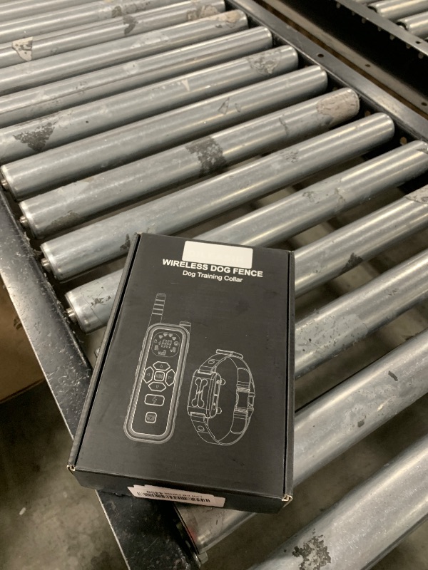 Photo 1 of Wireless Dog Fence, Electric Fence for Dogs,Training Collar with Remote Control 3800FT Range, Portable Dog Perimeter Collar with 3 Training Mode Flash Light & Waterproof Upgrade Black 2 Pack