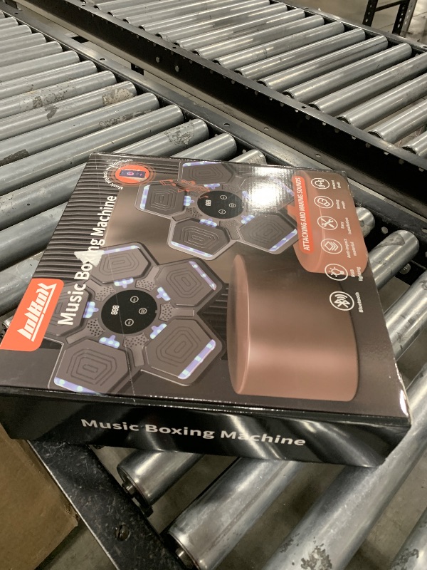 Photo 1 of LOLBOX 2025 Music Boxing Machine for Adults and Kids, Smart Bluetooth Boxing Training Equipment with Gloves Wall Mounted, Workout Punching Machine for Home,Office and Gym