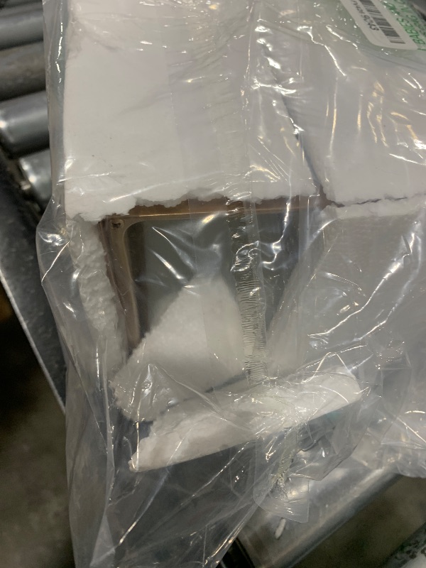 Photo 1 of Yolsunes 19" Gold Outdoor Wall Lantern 2-Light, Large Modern Wall Sconce Light Fixture, Industrial Porch Light with Glass, Waterproof Farmhouse Exterior Lamp (1 Pack)