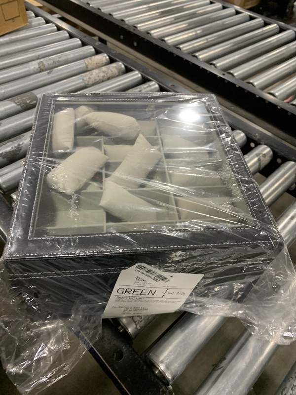 Photo 1 of AUTOARK Watch Box Organizer with Glass Top & Lockable Drawer,2 Layers Holds 30 Watches & Jewelry,Large Storage for Men & Women,PU Leather with Soft Interior,Gift for Home Office Desk,Black,MKAW-127