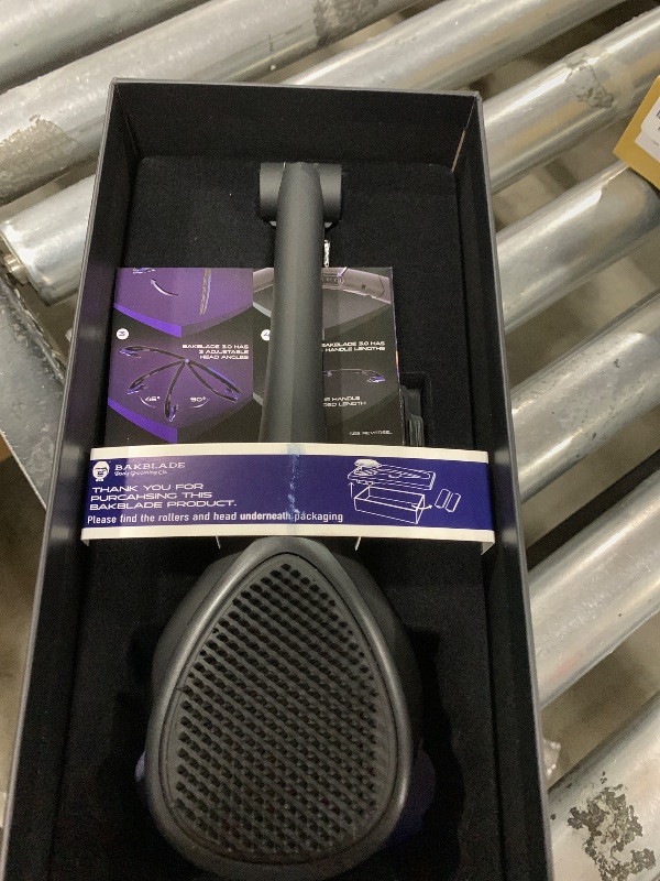 Photo 1 of BakBlade 3.0 Stealth Total Care Set | Back Shaver With Lotion Applicator | All-in-1 Kit with 23" Handle +3 Extra Blade Refills for a Pain-Free Back Shave for Men