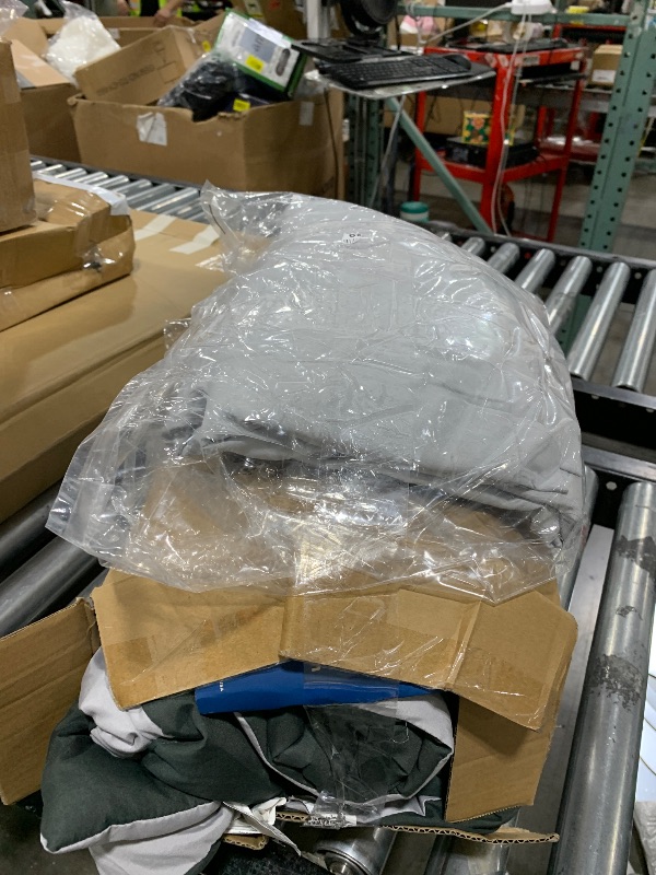 Photo 1 of CozyLux Oversized King Comforter Set, 3 Pieces 120x98 Grey Soft Luxury Cationic Dyeing Bedding Set for All Season, Gray Breathable Fluffy Bed Sets with 1 Alternative Comforter and 2 Pillow Shams