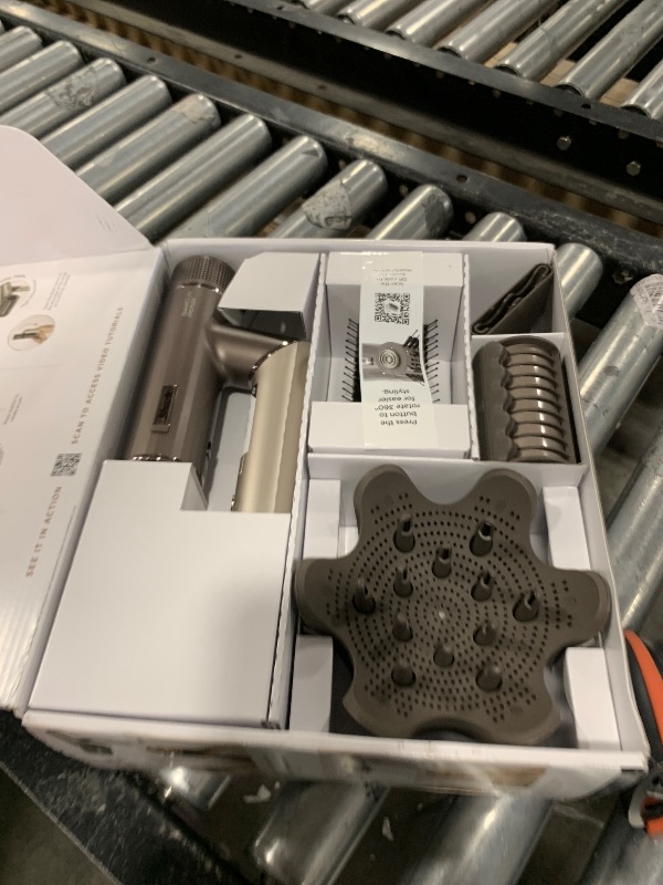 Photo 1 of Shark SpeedStyle Pro Flex Professional Performance High-Velocity Hair Dryer System with Scalp Shield & IQ Speed Styling and Drying Suite, Lightweight, Ionic, No Heat Damage, Mocha Silver, HD542