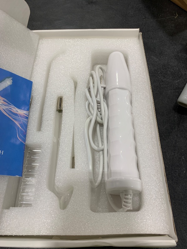 Photo 1 of Pure Daily Care NuDerma Clinical Portable Skin Therapy Wand, Machine with 6 Fusion Neon + Argon Wands – Anti Aging - Clarifying - Skin Tightening & Radiance - Wrinkle Reducing