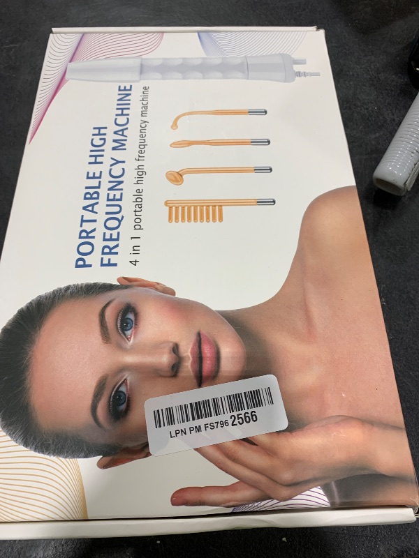 Photo 1 of Pure Daily Care NuDerma Clinical Portable Skin Therapy Wand, Machine with 6 Fusion Neon + Argon Wands – Anti Aging - Clarifying - Skin Tightening & Radiance - Wrinkle Reducing